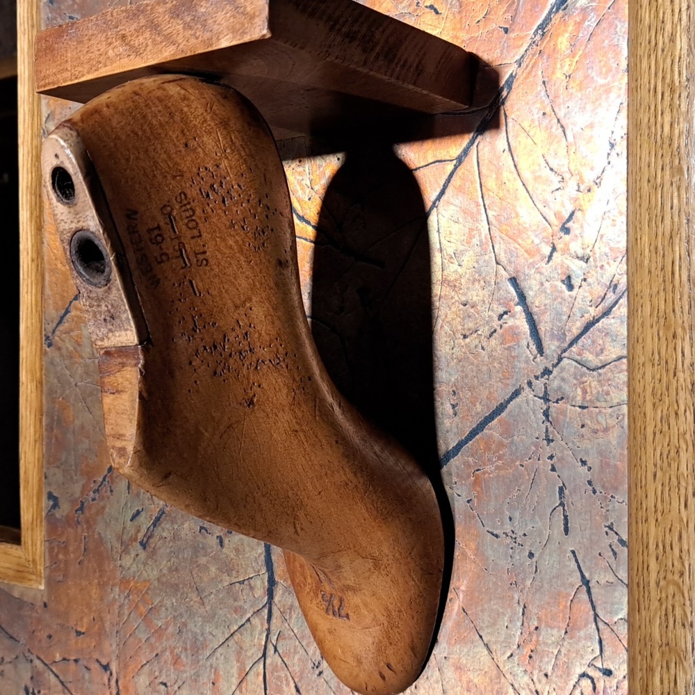 Vintage women's shoe molds Western Last Co. St Louis